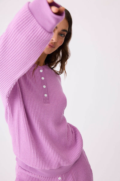 Pj Salvage Seeing Stripes L/S Lilac