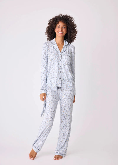 Pj Salvage Wild Dreams Pj Set Blue Air