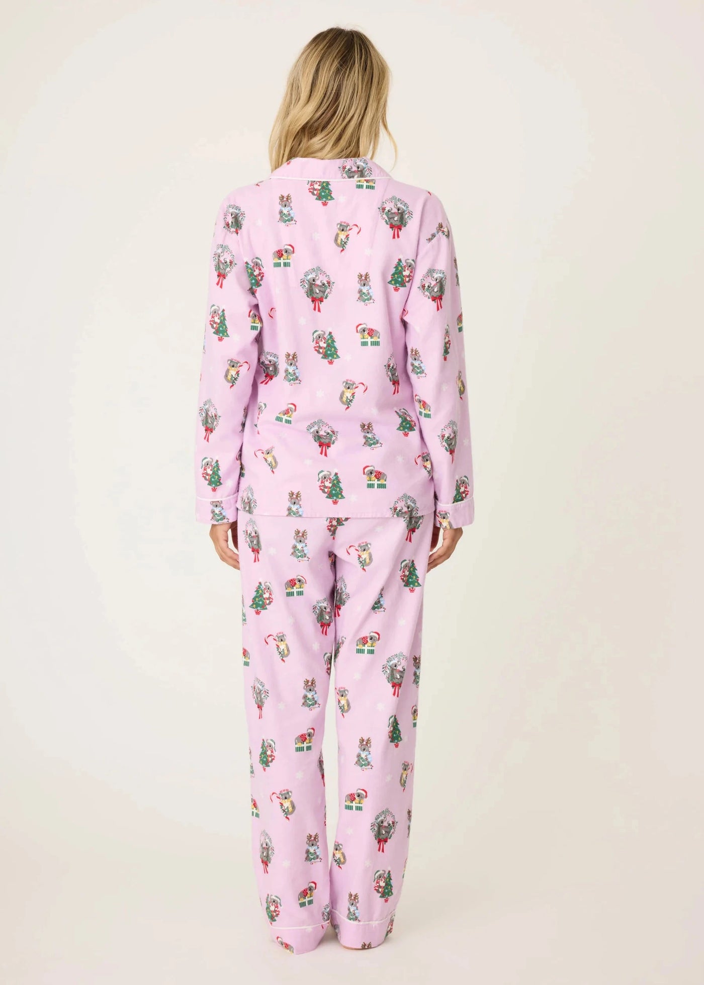 PJ Salvage Koality Holiday Flannel Pj Set - Lavender