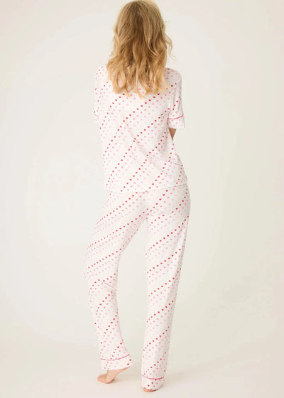 Pj Salvage Day Dreams Pj Set - Pink Hearts