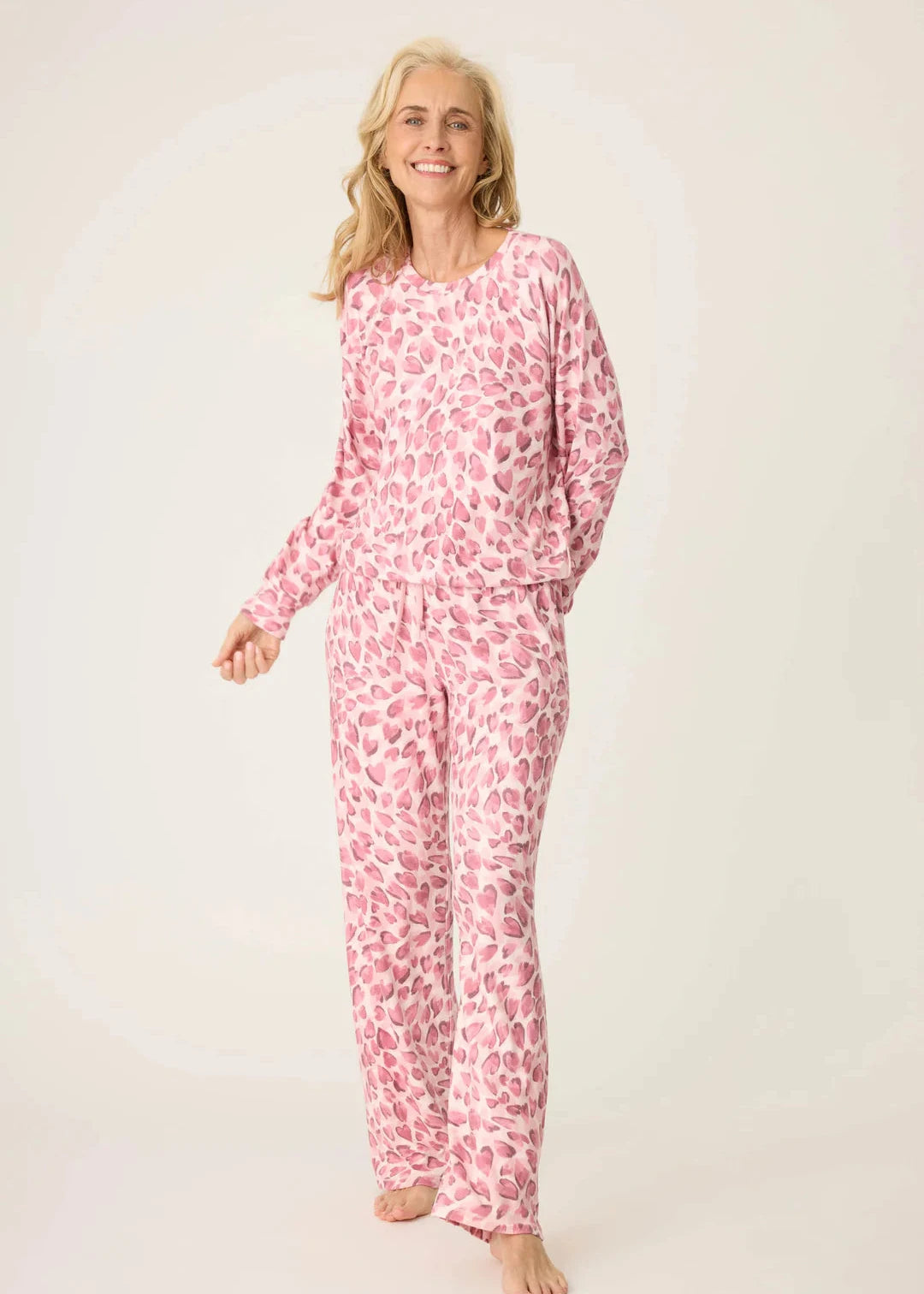 Pj Salvage Full Of Love Pj Set - Blush