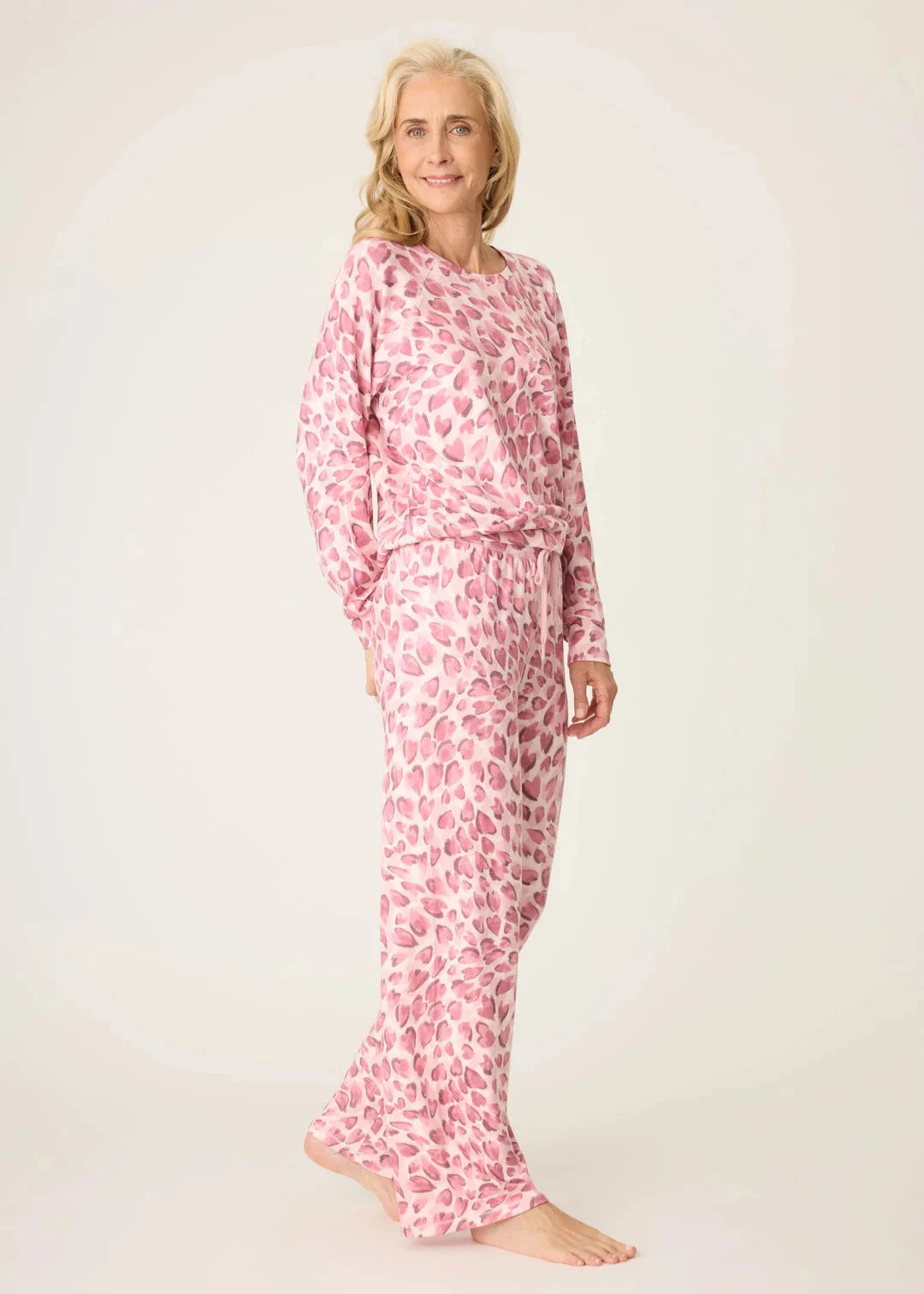 Pj Salvage Full Of Love Pj Set - Blush