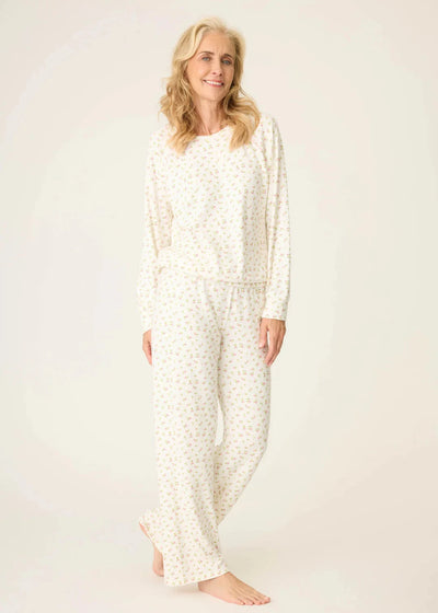 Pj Salvage Full Of Love Pj Set - Ivory