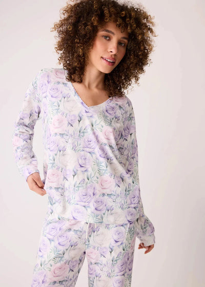 Pj Salvage Violet Rose Pj Set