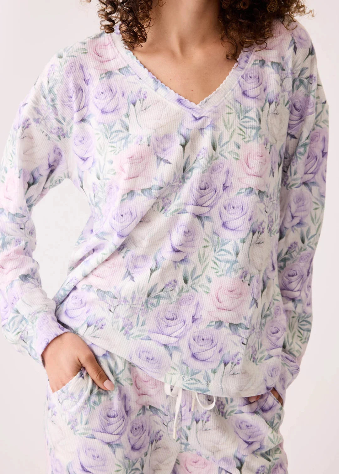 Pj Salvage Violet Rose Pj Set