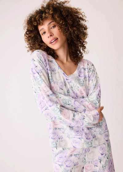 Pj Salvage Violet Rose Pj Set