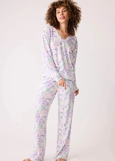 Pj Salvage Violet Rose Pj Set