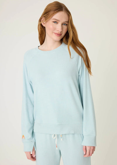 Pj Salvage Sunshine On My mind Long Sleeve Dusty Blue