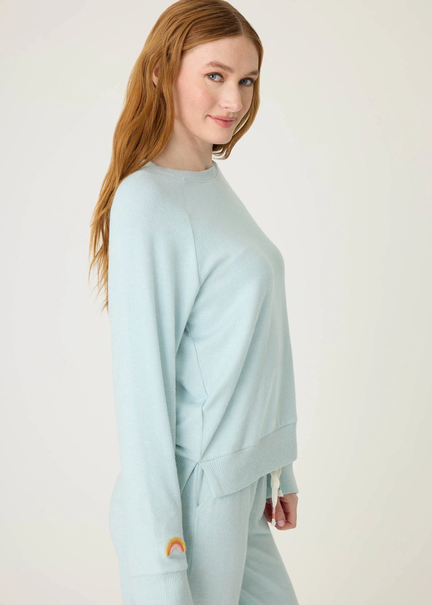 Pj Salvage Sunshine On My mind Long Sleeve Dusty Blue