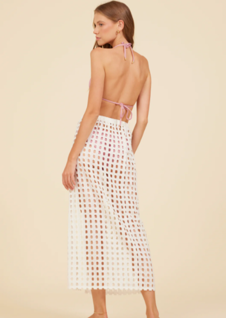 Surf Gypsy Eyelet Skirt - White