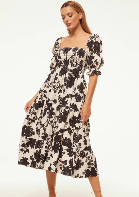 Misa Margarita Dress Black