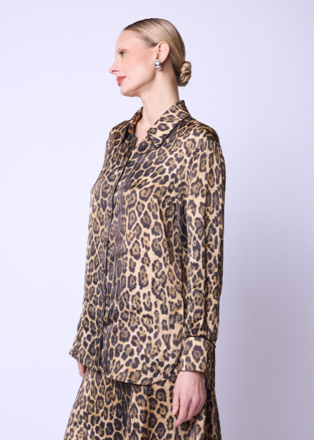 Berenice Paris Leopard Print Shirt