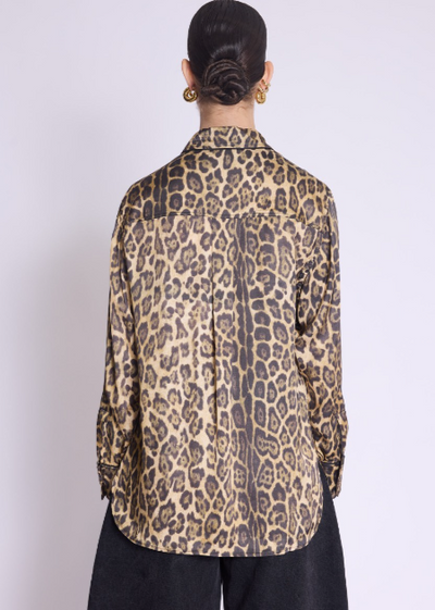 Berenice Paris Leopard Print Shirt