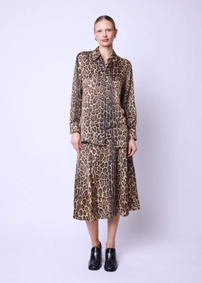 Berenice Paris Leopard Print Shirt