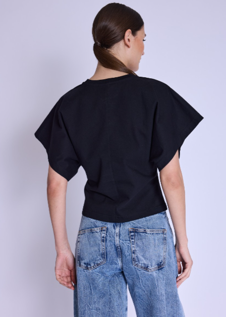 Berenice Kimono T-shirt Black