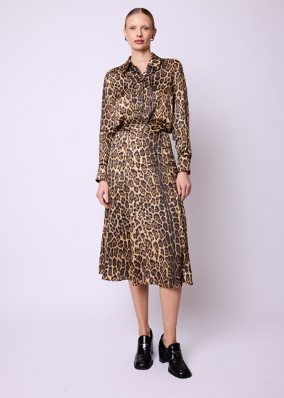 Bernice Paris Leopard Skirt