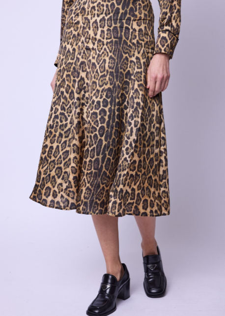 Bernice Paris Leopard Skirt