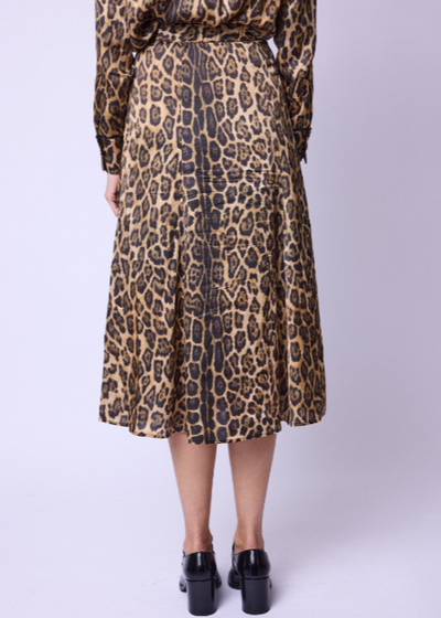 Bernice Paris Leopard Skirt