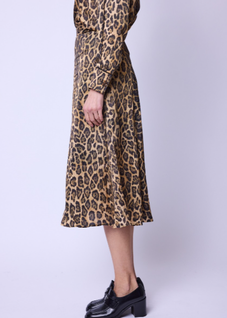 Bernice Paris Leopard Skirt