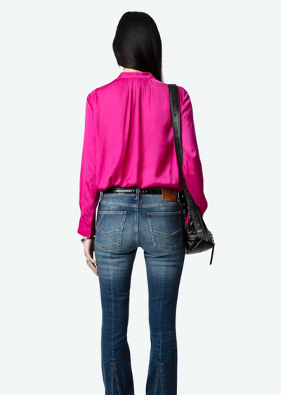 Zadig & Voltaire Tink Satin Blouse - Orchid