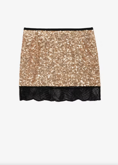 Zadig & Voltaire Justicias Gold Sequins