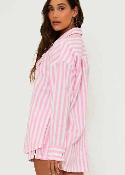 Beach Riot Cassidy Top - Pink Stripe