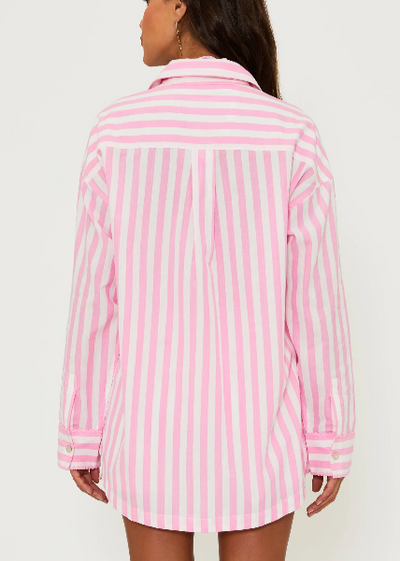 Beach Riot Cassidy Top - Pink Stripe