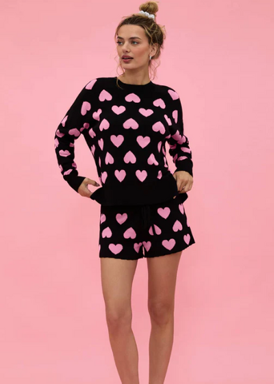 Beach Riot Callie Sweater - Love Heart