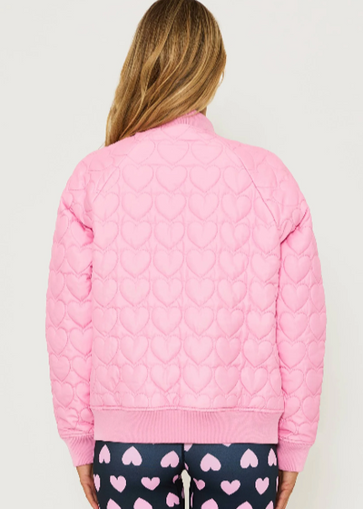 Beach Riot Flight Jacket Pink