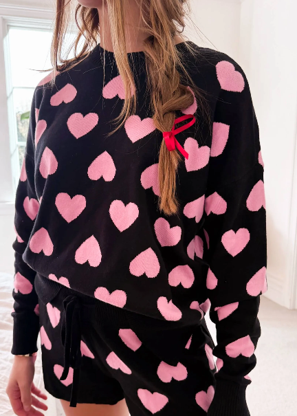 Beach Riot Callie Sweater - Love Heart