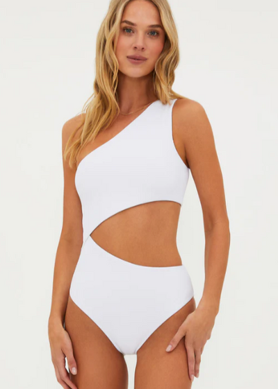 Beach Riot Celine One Piece - White