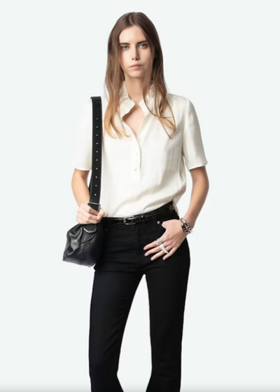 Zadig & Voltaire Topher Satin Blouse - Flake