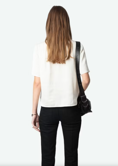 Zadig & Voltaire Topher Satin Blouse - Flake