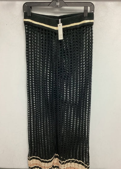 Surf Gypsy Black & Gold Crochet Pants