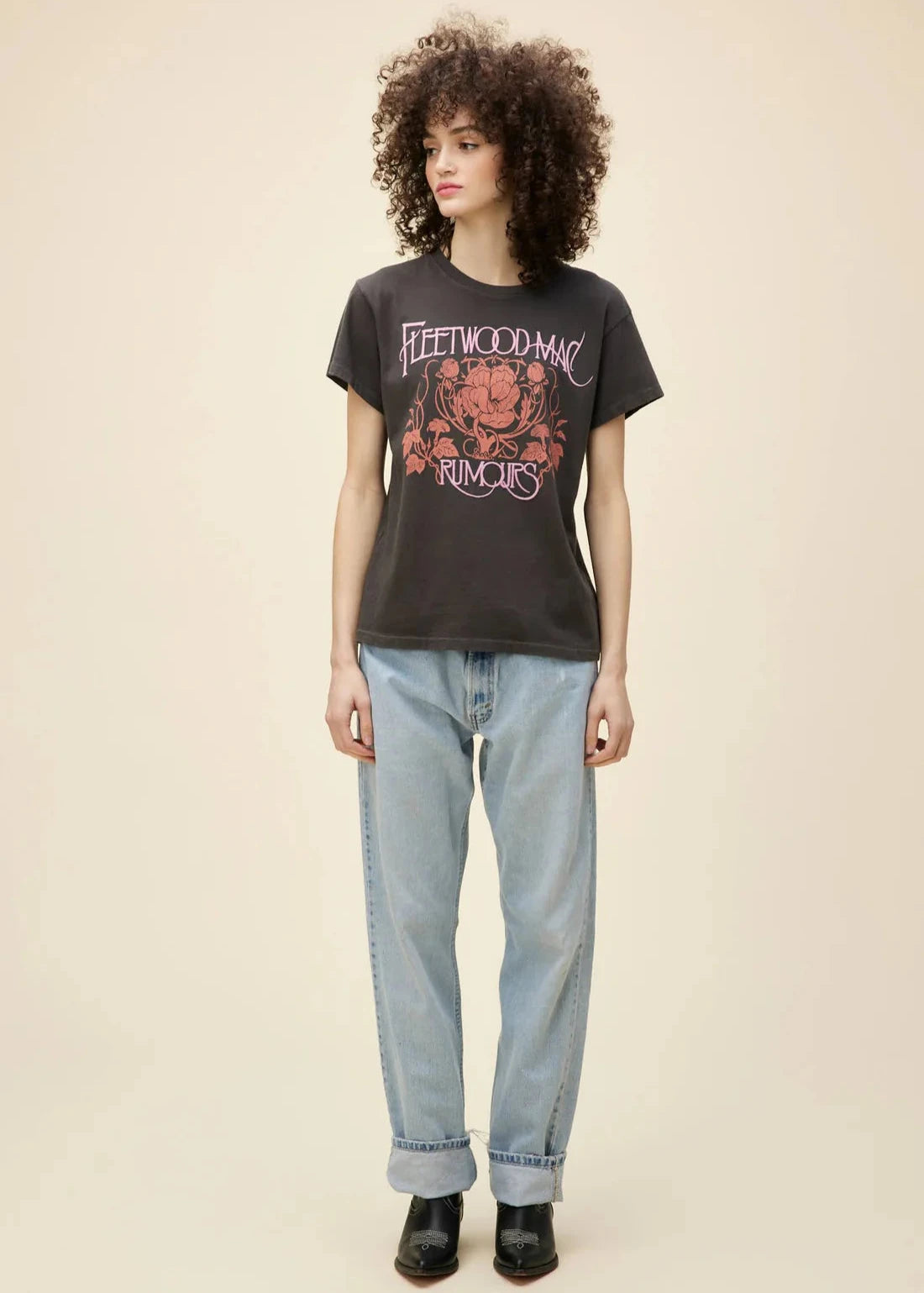 DayDreamer Fleetwood Mac Floral Tour Tee