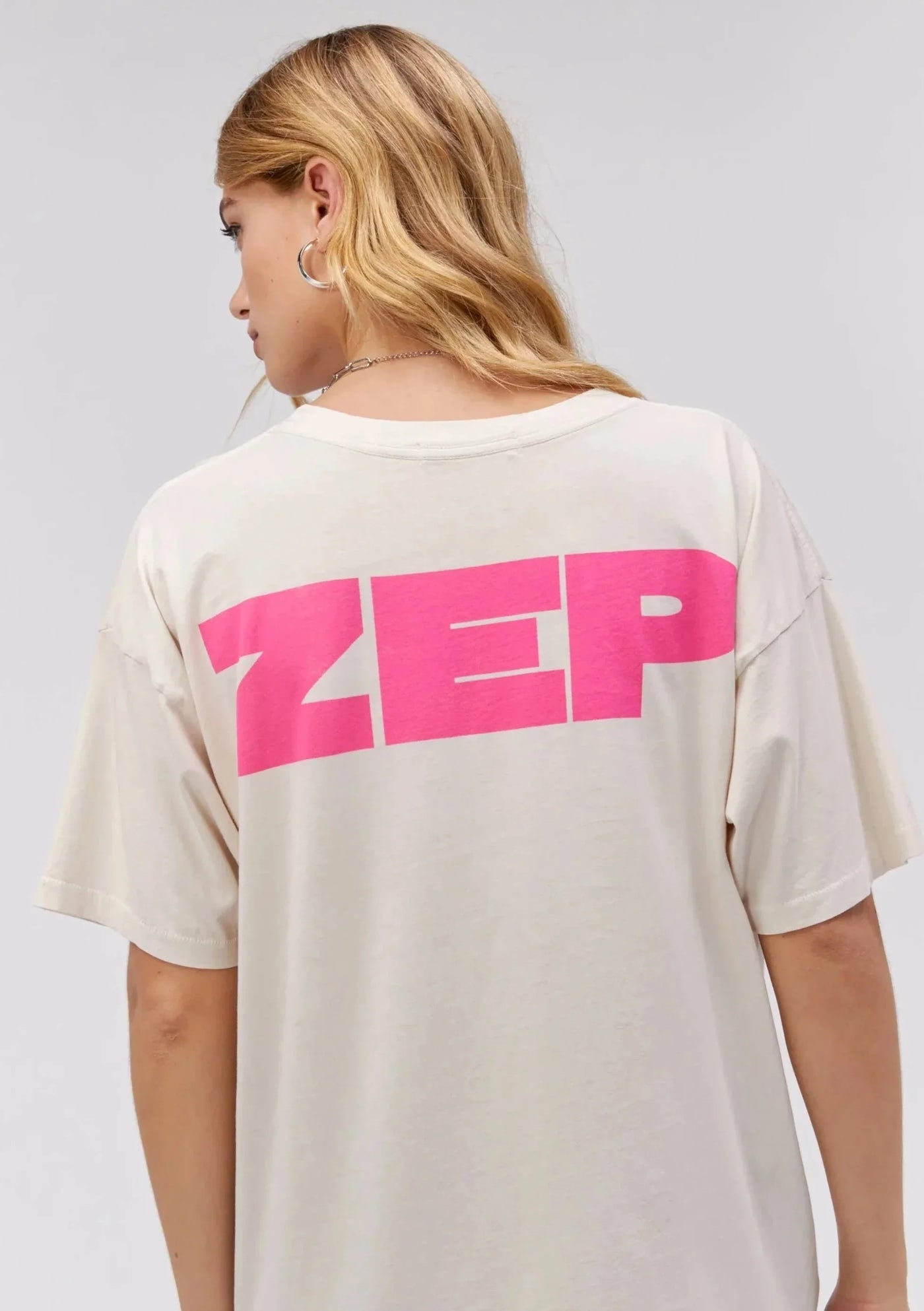 DayDreamer Led Zep Merch Tee - Dirty White