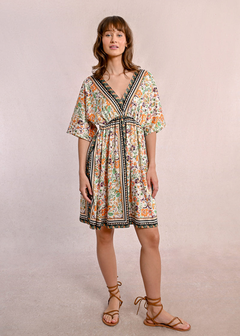 Molly Bracken Floral Print Dress Clementine