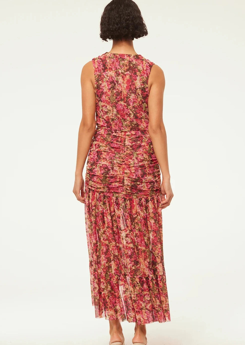 Misa Ava Sedona Floral Mesh Dress