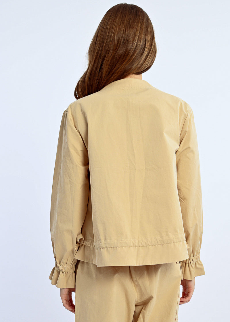 Molly Bracken Cargo Jacket Beige