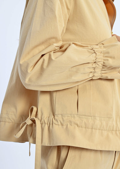 Molly Bracken Cargo Jacket Beige