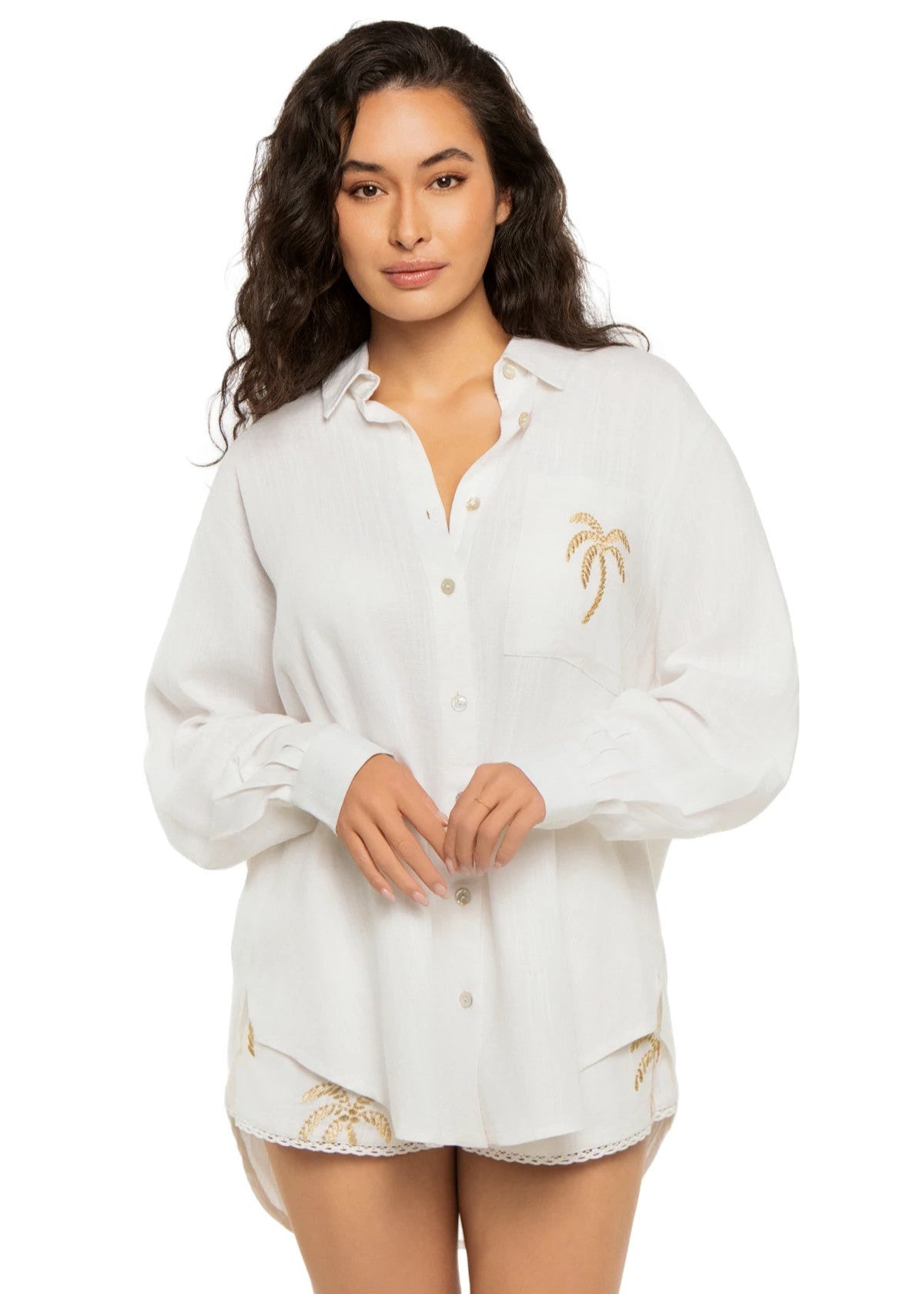 Surf Gypsy Gold Palm Beach Shirt