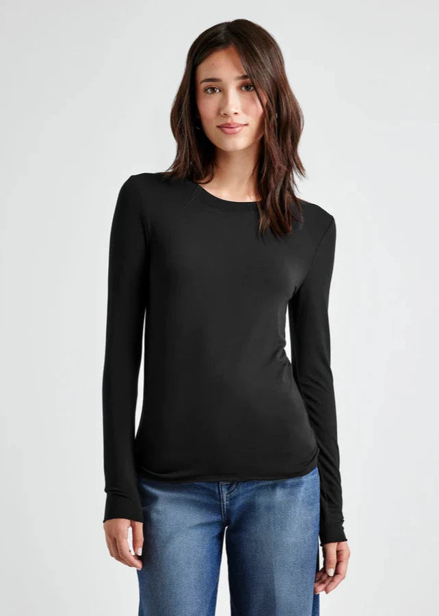 Splendid Bamboo L/S Tee Black