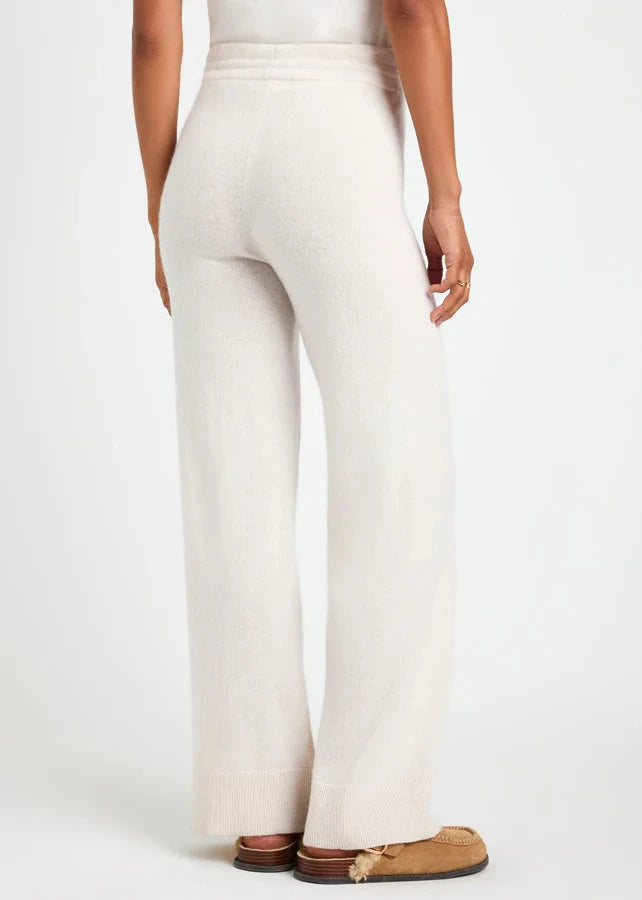 Splendid Tori Cashmere Wide Leg Pant Pale Oak