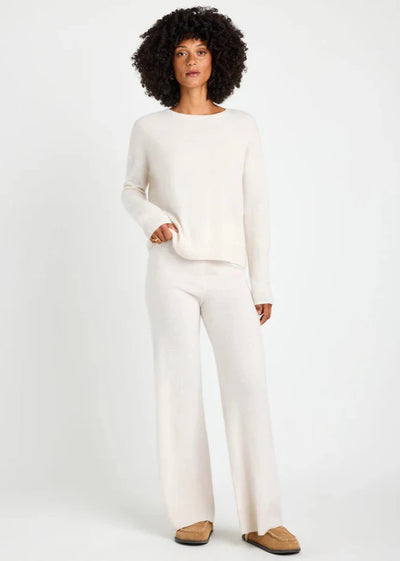 Splendid Tori Cashmere Sweater Pale Oak