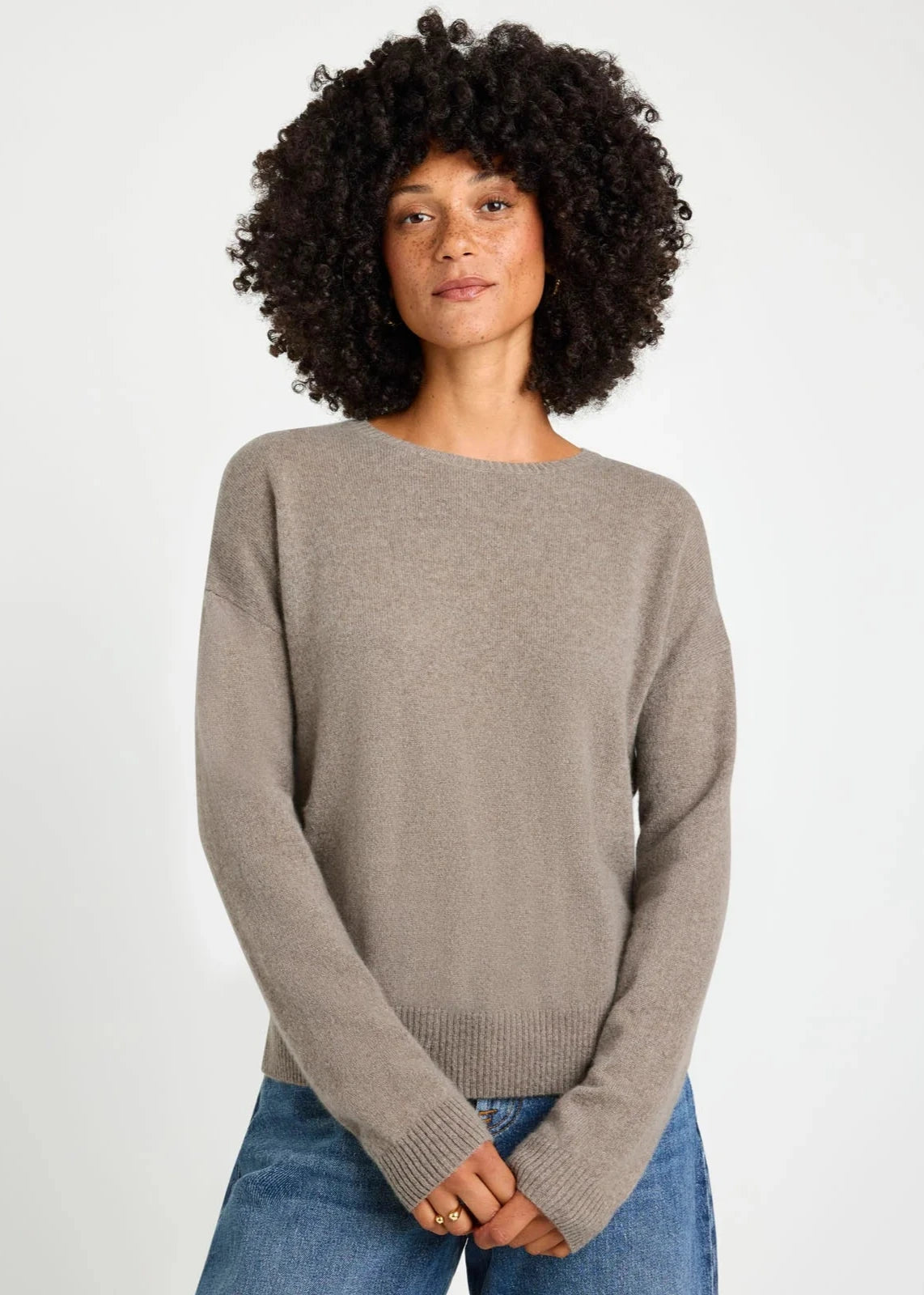 Splendid Tori Cashmere Sweater Tawny