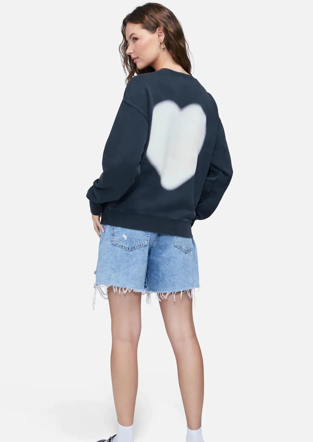 Wildfox heart sweatshirt sale