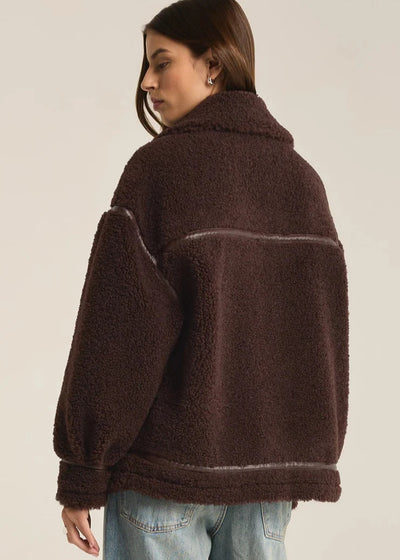 Z Supply Sherpa Coat - Brown