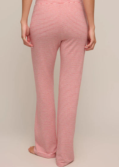 Z Supply In The Clouds Stripe Pant - Red