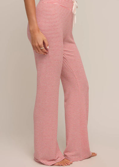 Z Supply In The Clouds Stripe Pant - Red