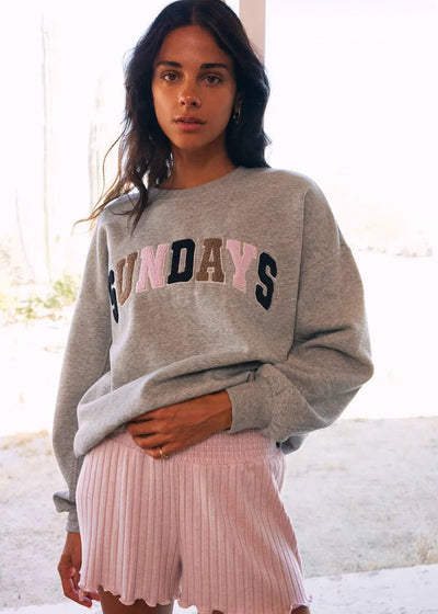 Z Supply Oversized Sunday Sweatshirt - Grey